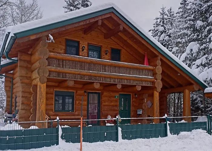Ferienwohnungen Blockhaus - Zwergenhaeusl Gruenau Im Almtal